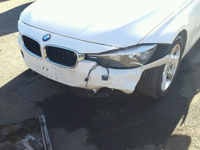 WBA3B1C59FK139476 - 2015 BMW 320 I WHITE photo 9