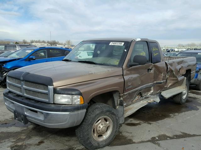 3B7KF23611G217489 - 2001 DODGE RAM 2500 GOLD photo 2