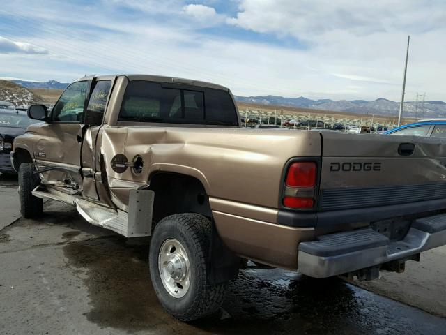 3B7KF23611G217489 - 2001 DODGE RAM 2500 GOLD photo 3