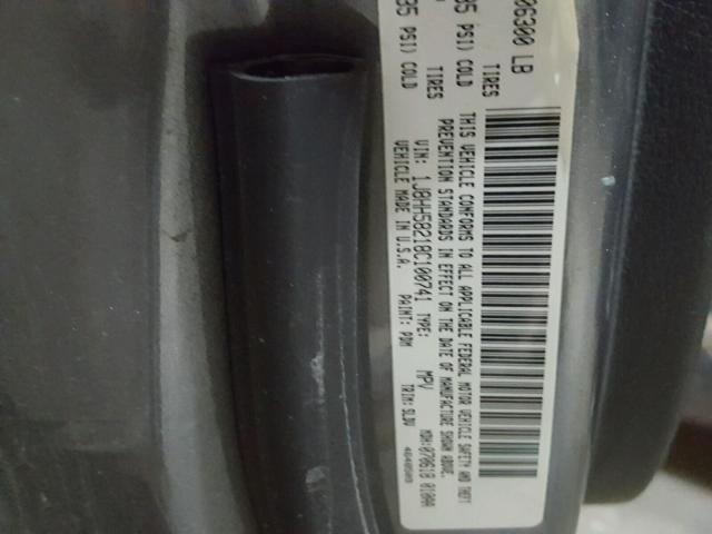 1J8HH58218C100741 - 2008 JEEP COMMANDER GRAY photo 10