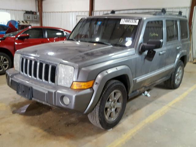 1J8HH58218C100741 - 2008 JEEP COMMANDER GRAY photo 2