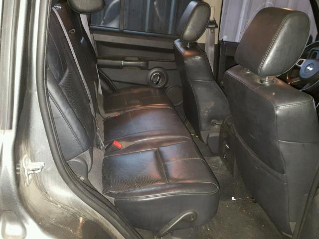 1J8HH58218C100741 - 2008 JEEP COMMANDER GRAY photo 6