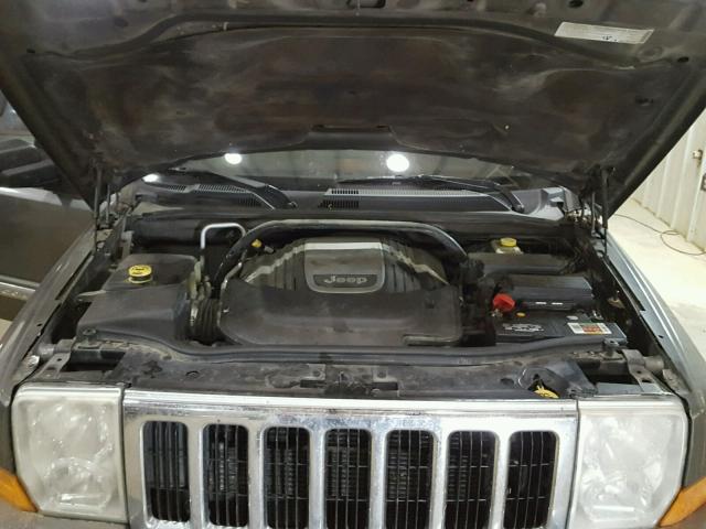 1J8HH58218C100741 - 2008 JEEP COMMANDER GRAY photo 7