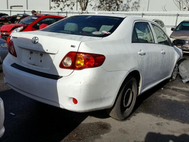 JTDBL40E79J024063 - 2009 TOYOTA COROLLA BA WHITE photo 4