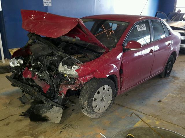 3VWGF81K07M057766 - 2007 VOLKSWAGEN JETTA RED photo 2