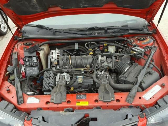 2G1WH55K619231897 - 2001 CHEVROLET IMPALA LS RED photo 7