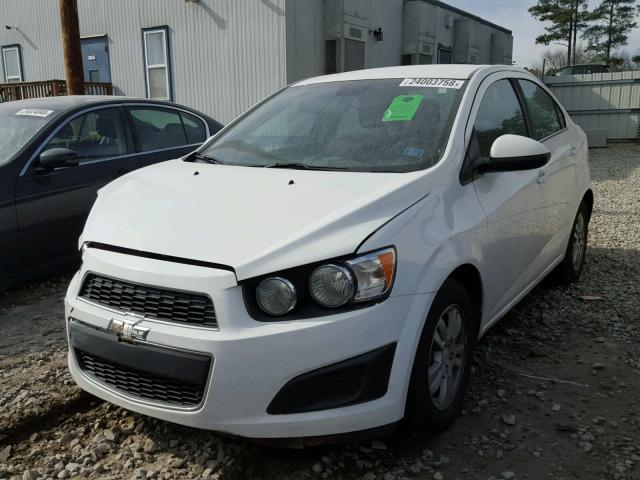 1G1JC5SH9C4171220 - 2012 CHEVROLET SONIC LT WHITE photo 2