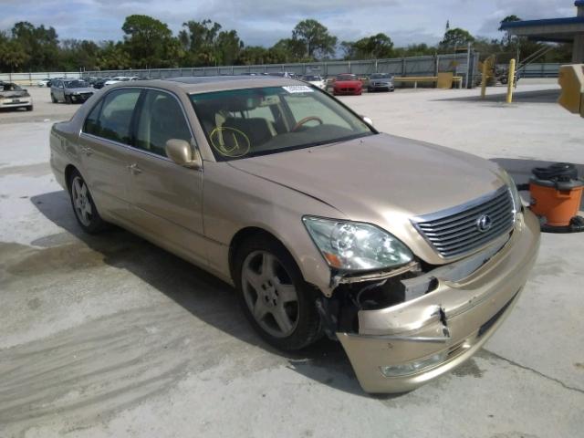 JTHBN36F155005563 - 2005 LEXUS LS 430 TAN photo 1