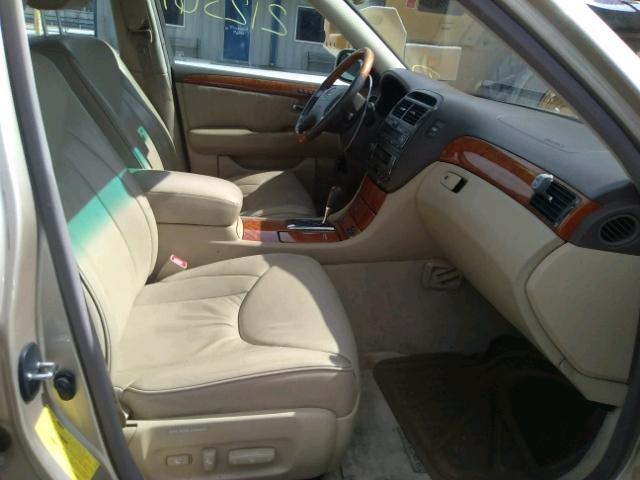 JTHBN36F155005563 - 2005 LEXUS LS 430 TAN photo 5