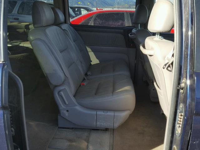5FNRL18914B056107 - 2004 HONDA ODYSSEY EX BLUE photo 6