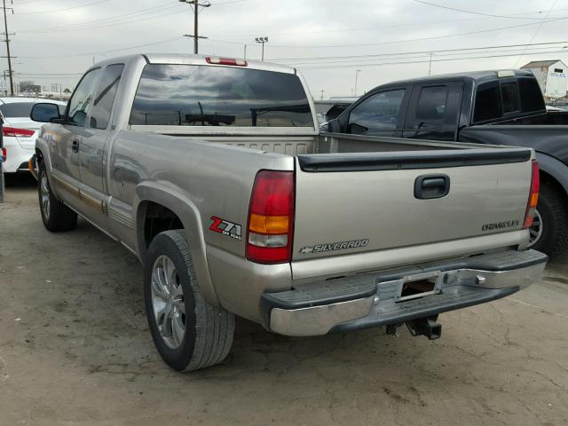 2GCEK19T011337034 - 2001 CHEVROLET SILVERADO GOLD photo 3