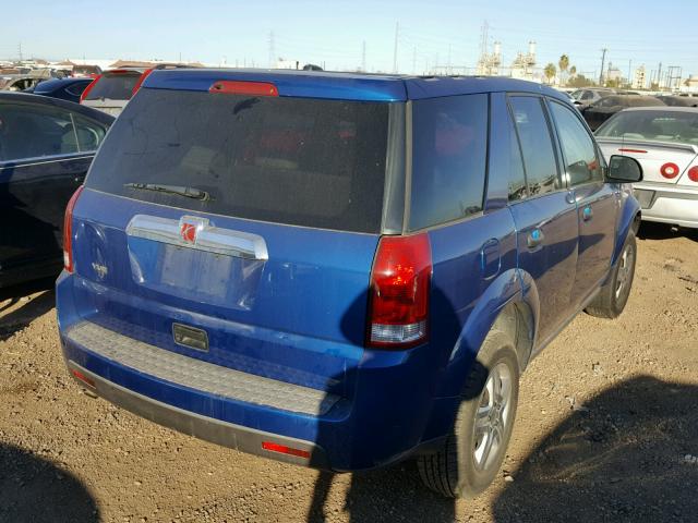 5GZCZ23D06S807336 - 2006 SATURN VUE BLUE photo 4