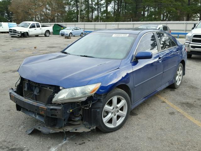 4T1BK46K97U034567 - 2007 TOYOTA CAMRY NEW BLUE photo 2