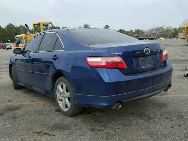 4T1BK46K97U034567 - 2007 TOYOTA CAMRY NEW BLUE photo 3