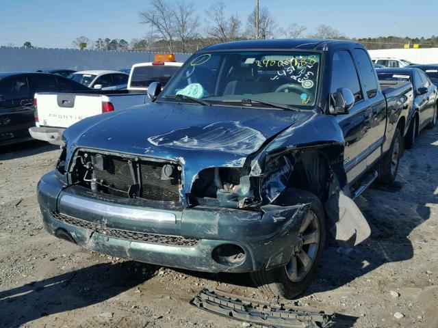 5TBRN34103S394512 - 2003 TOYOTA TUNDRA ACC GREEN photo 2