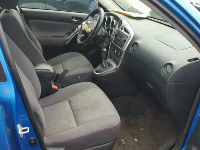 2T1KR30E77C627662 - 2007 TOYOTA COROLLA MA BLUE photo 5