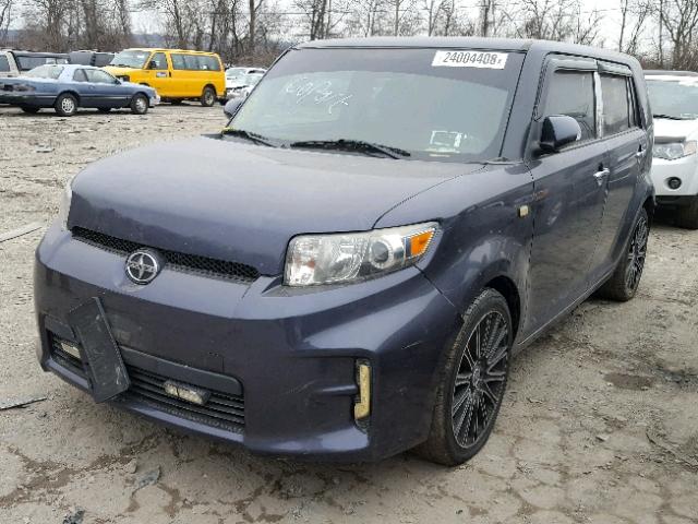 JTLZE4FE9B1123655 - 2011 TOYOTA SCION XB BLUE photo 2