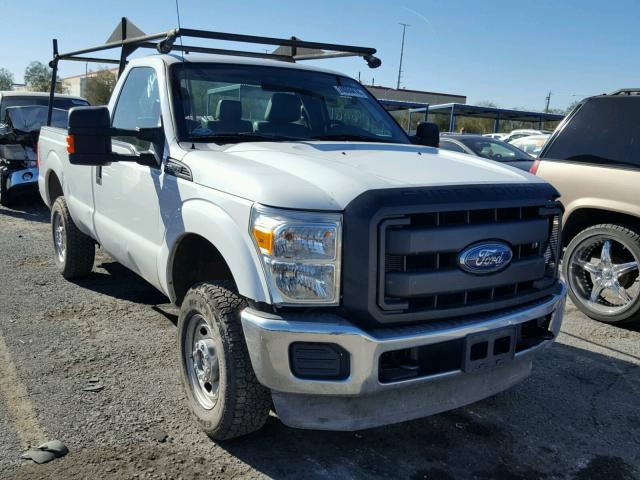 1FTBF2B62BEC58529 - 2011 FORD F250 SUPER WHITE photo 1