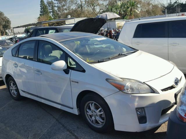 JTDKN3DU2A5157686 - 2010 TOYOTA PRIUS WHITE photo 1