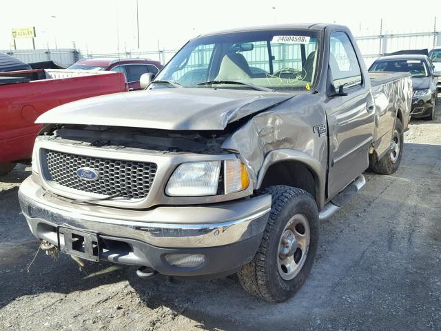 1FTRF18W11NB69565 - 2001 FORD F150 GRAY photo 2