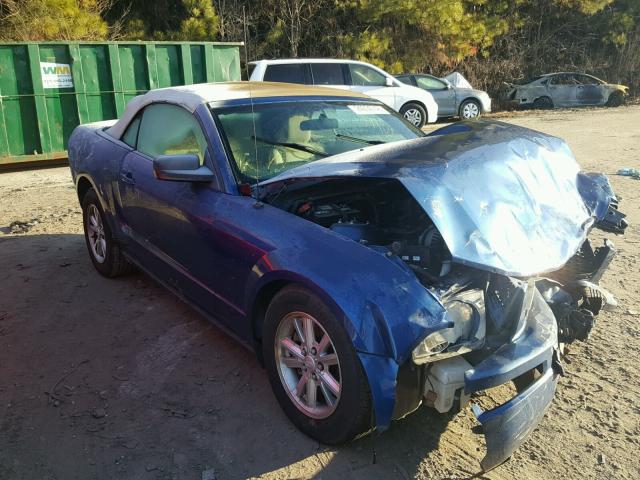 1ZVHT84N385128291 - 2008 FORD MUSTANG BLUE photo 1