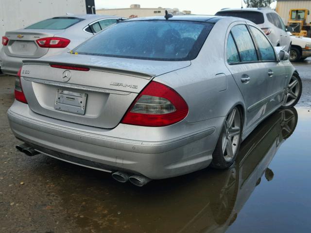 WDBUF77X29B390577 - 2009 MERCEDES-BENZ E 63 AMG SILVER photo 4