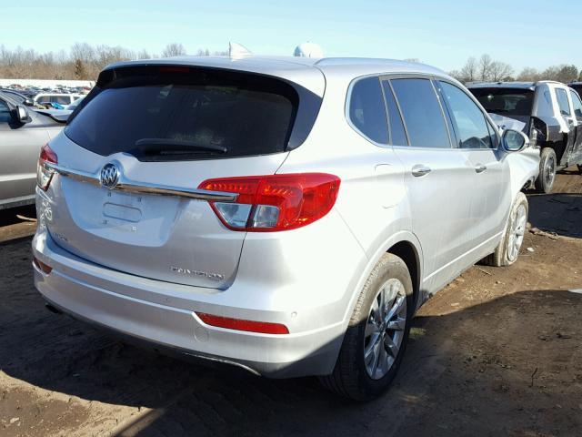 LRBFXDSA3HD216995 - 2017 BUICK ENVISION E SILVER photo 4