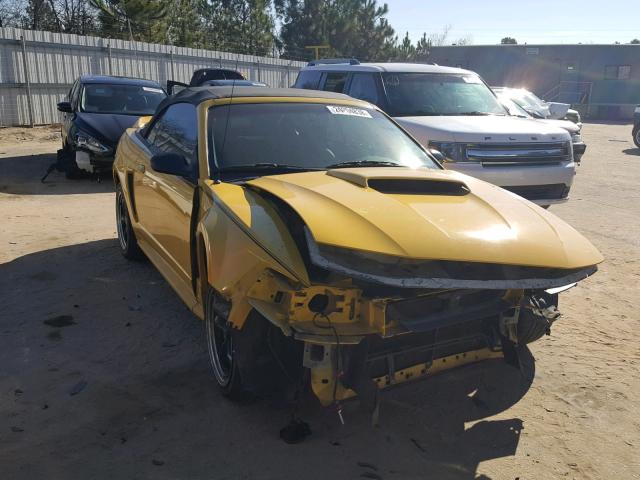 1FAFP45X2XF175902 - 1999 FORD MUSTANG GT YELLOW photo 1