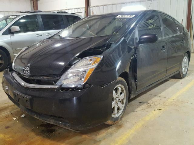 JTDKB20U677639115 - 2007 TOYOTA PRIUS BLACK photo 2