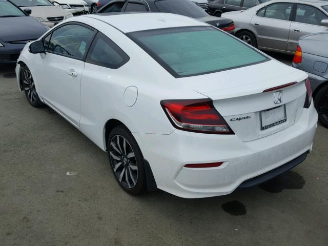 2HGFG3B09EH520125 - 2014 HONDA CIVIC EXL WHITE photo 3