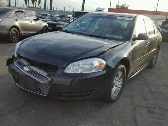 2G1WA5E37C1183227 - 2012 CHEVROLET IMPALA LS BLACK photo 2