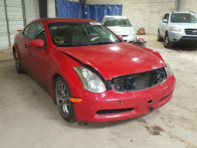 JNKCV54E95M407170 - 2005 INFINITI G35 RED photo 1