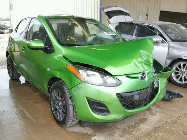 JM1DE1HY3B0116959 - 2011 MAZDA MAZDA2 GREEN photo 1