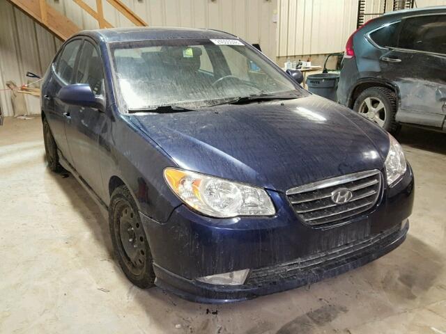 KMHDU45D99U795754 - 2009 HYUNDAI ELANTRA GL BLUE photo 1