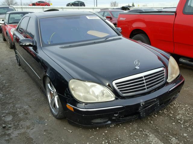 WDBNG75J01A217165 - 2001 MERCEDES-BENZ S 500 BLACK photo 1