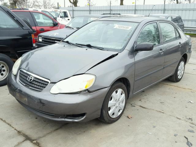 2T1BR32E17C852124 - 2007 TOYOTA COROLLA CE GRAY photo 2