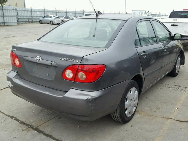 2T1BR32E17C852124 - 2007 TOYOTA COROLLA CE GRAY photo 4