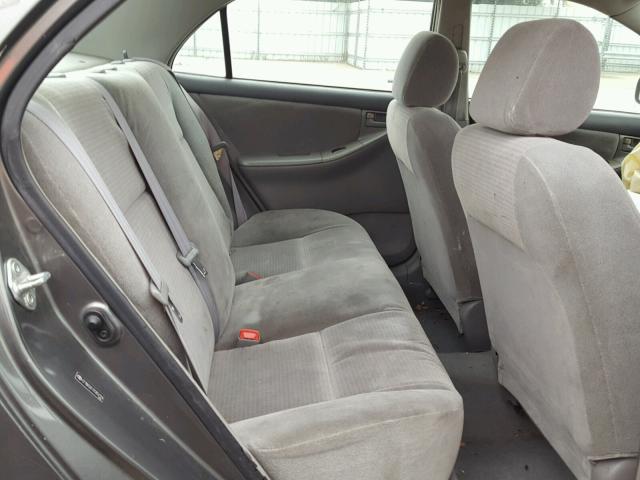 2T1BR32E17C852124 - 2007 TOYOTA COROLLA CE GRAY photo 6