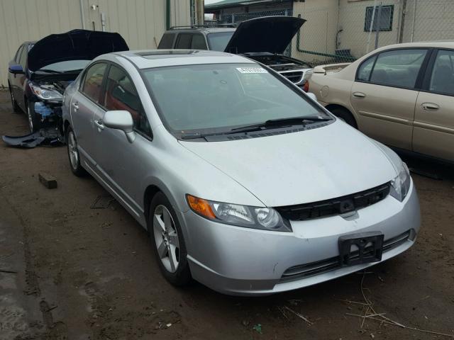 1HGFA15896L008196 - 2006 HONDA CIVIC EX SILVER photo 1