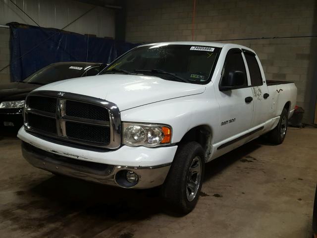 3D7HA18N52G177492 - 2002 DODGE RAM 1500 WHITE photo 2