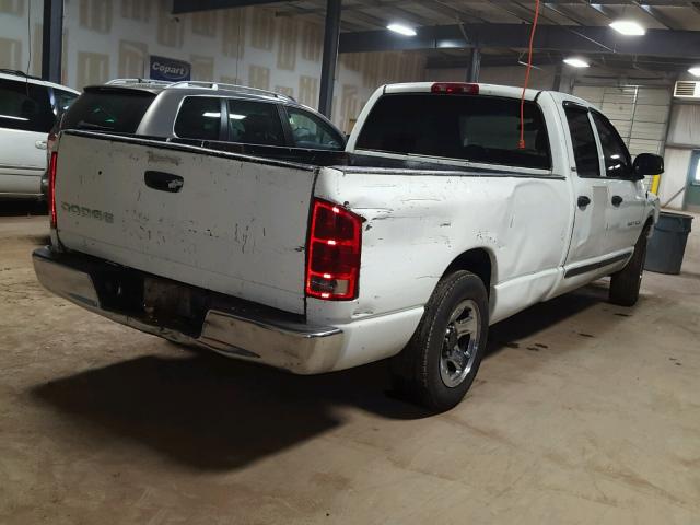 3D7HA18N52G177492 - 2002 DODGE RAM 1500 WHITE photo 4