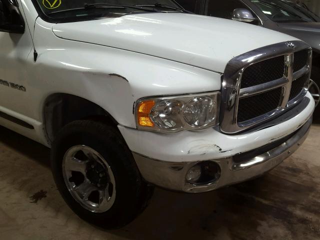 3D7HA18N52G177492 - 2002 DODGE RAM 1500 WHITE photo 9