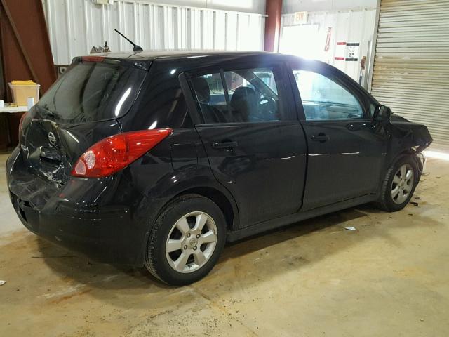 3N1BC13EX9L385681 - 2009 NISSAN VERSA S BLACK photo 4