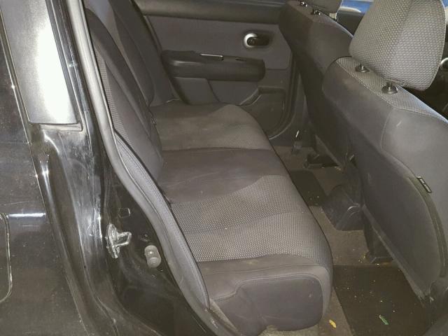 3N1BC13EX9L385681 - 2009 NISSAN VERSA S BLACK photo 6