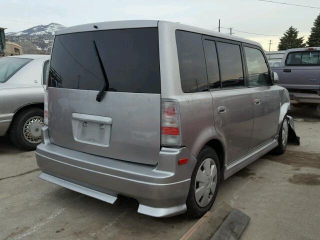 JTLKT324X64118399 - 2006 TOYOTA SCION XB 银色 照片 4