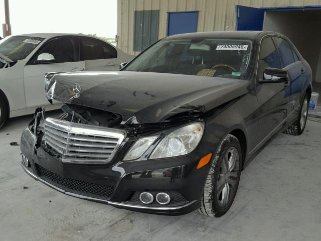 WDDHF5GB1BA445159 - 2011 MERCEDES-BENZ E350 BLACK photo 2