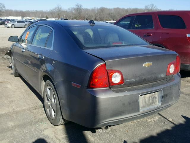 1G1ZD5EUXCF142984 - 2012 CHEVROLET MALIBU 2LT GRAY photo 3