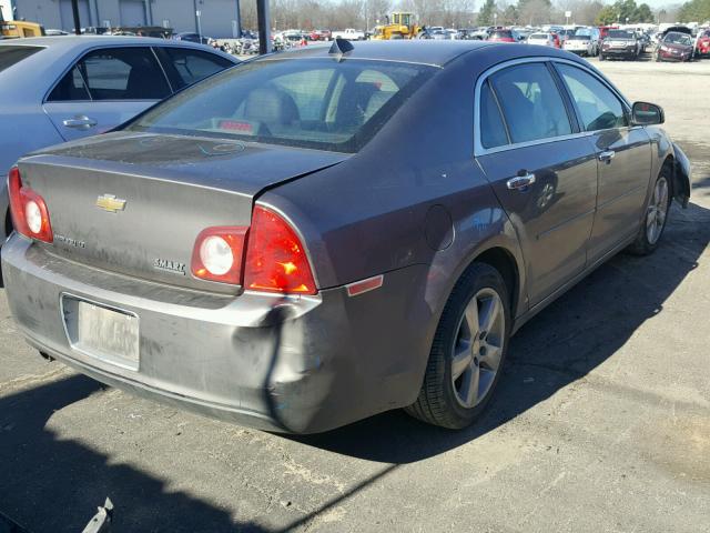 1G1ZD5EUXCF142984 - 2012 CHEVROLET MALIBU 2LT GRAY photo 4