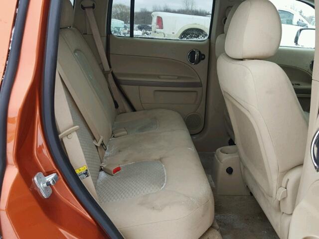 3GNDA23D06S654675 - 2006 CHEVROLET HHR LT ORANGE photo 6