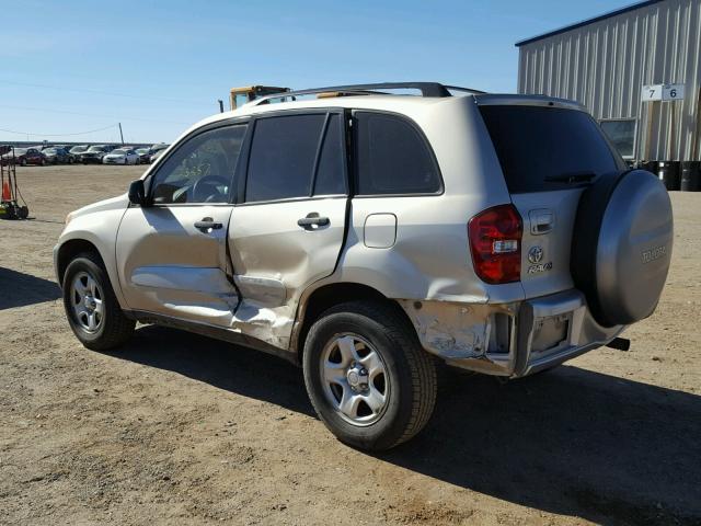 JTEGD20V740020516 - 2004 TOYOTA RAV4 GRAY photo 3